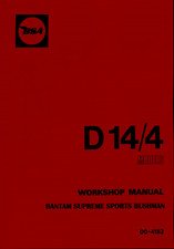 BSA Bantam D14 4 Atelier