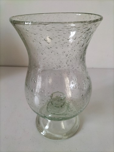 Photophore verre bullé - verre,