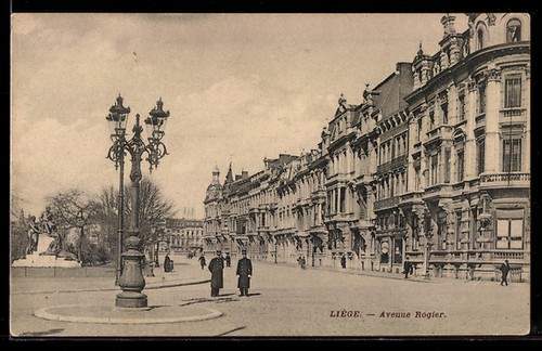 Cpa liege avenue - cpa, rogier