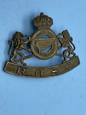 Insigne De Casquette Du Corps Royal Des Services De L'Armée Belge RASC