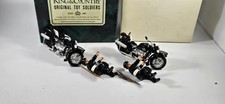 King & Country Vintage World War 2 LAH 9 German Motorcycles Set RARE