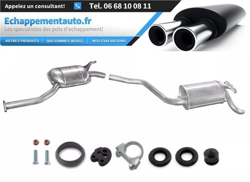 échappement mercedes 190 - Échappement, w201