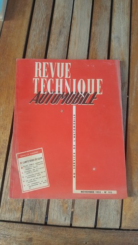Revue technique automobile - revue,