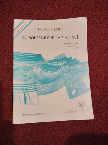 Livre solfège sur f m - la, f.m