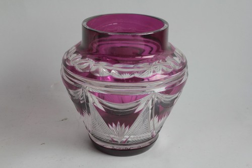 Val lambert vase - val, cristal