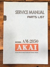 Akai AM-2860 Amplifier Service