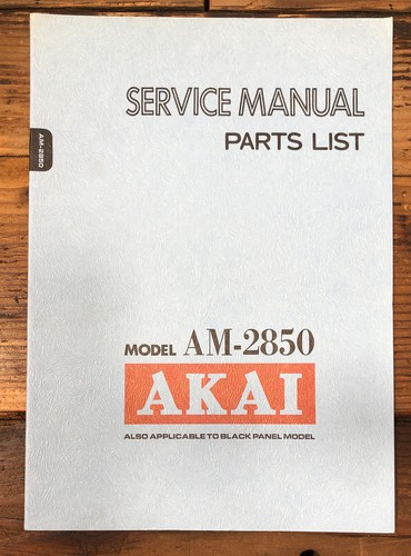 Akai 2860 amplifier - amplifier, service