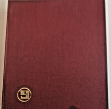 ALBUM  CLASSEUR  DE TIMBRES POSTE Y&T   OCCASION  ROUGE VIN  FACON TOILE REF 61