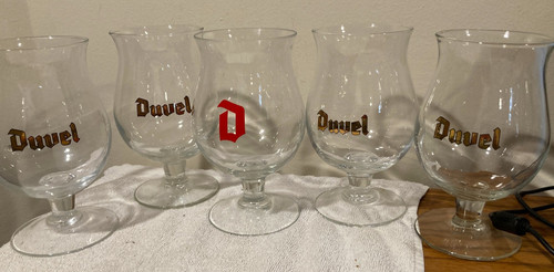 Duvel belgian tulip - tulip, glass