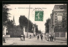 Old postcard Fontenay-Sous-Bois, Rue du Clos d'Orléans 1910 