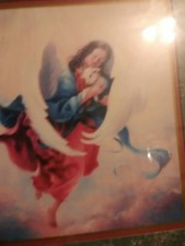 Angel with Lamb print