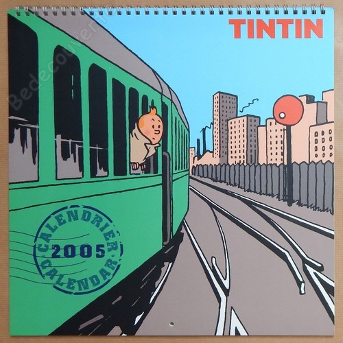 Herge calendrier tintin 2005 - herge,
