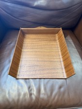 Vintage MCM Mid-Century Modern Knoll International Bentwood Desk Paper Tray.