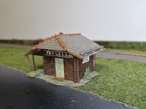 Maquette cabane bois - en, faller