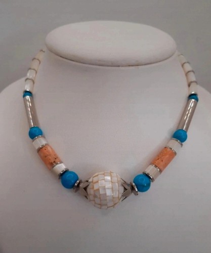 Collier ras cou nacre et - cou,