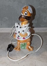 LAMPE VEILLEUSE PORCELAINE DONALD DUCK ANNÉES 50 ZB KATOWICE POLOGNE