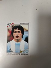Vignette Panini Mexico 86 Juan Alberto Barbas Équipe Argentine