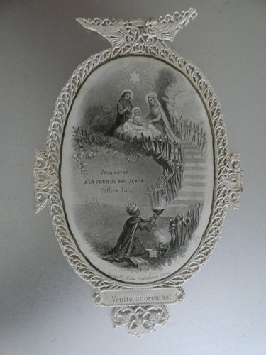 Image pieuse canivet - , dentelle