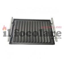 Gril À Viande Ondulé 30x20 Dimensions 30x20 Cm Épaisseur 2,1 Cm