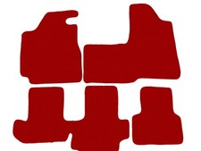 Basic Tapis de sol pour Fiat Multipla 1998-2010 Rouge ensemble
