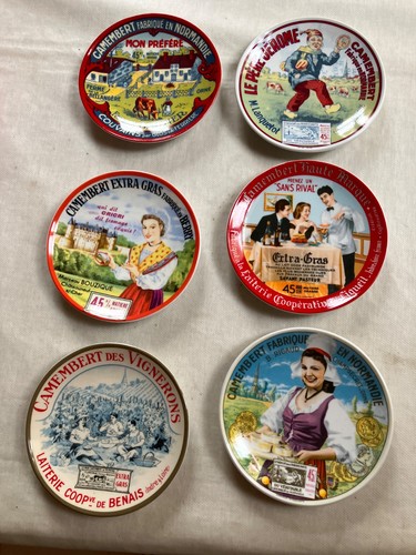Lot assiettes fromage - 6, à