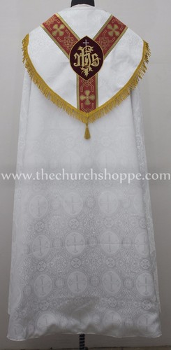 Neuf blanc cope - neuf, stole