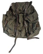 Bergam Backpack Model 51 Green Leather French Army