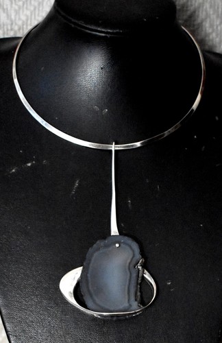 Collier argent massif et - collier,