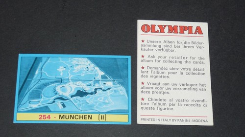 254 münchen 1972 panini - 254,