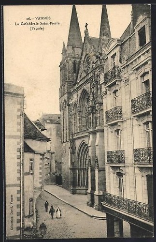 Cpa vannes cathédrale - cpa, la