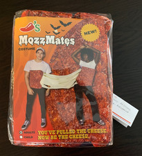 NEW Chilis Mozzarella Sticks Halloween Costume Two-Person Fried Mozz Cheese Pull