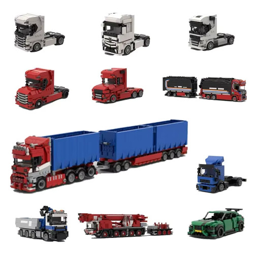 Jeu construction camion grue - construction,