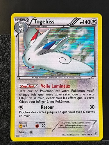 Carte pokémon togekiss - carte,