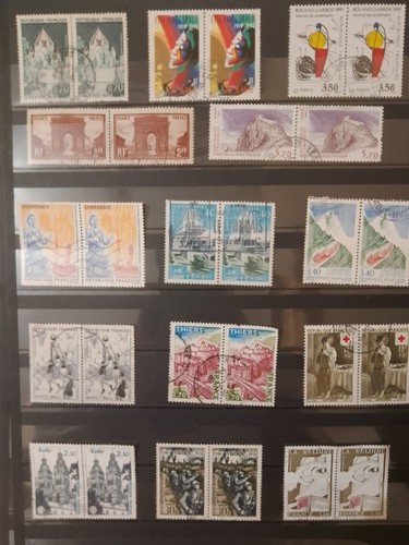 Timbres paire france - paire,