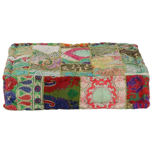 Pouf carré coton - carré, fait