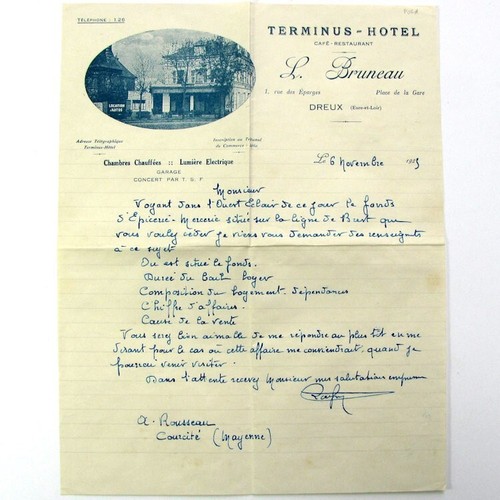 Courrier 1925 dreux - courrier,