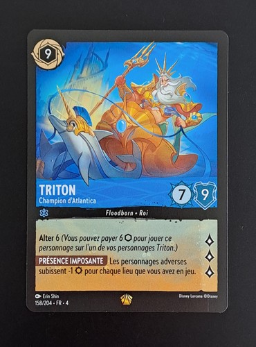 Carte lorcana triton 158 - lorcana,