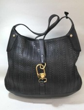 DELVAUX handbag Leather Used Excellent+ Authentic From Japan