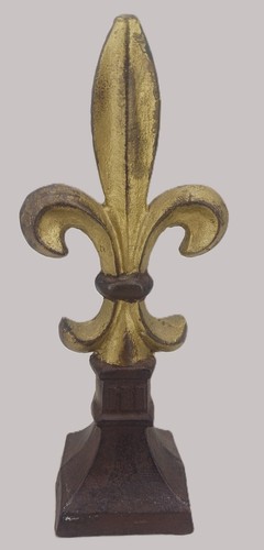 Fleur lys fonte déco - de,