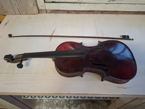 Violon ancien etiquette - ,