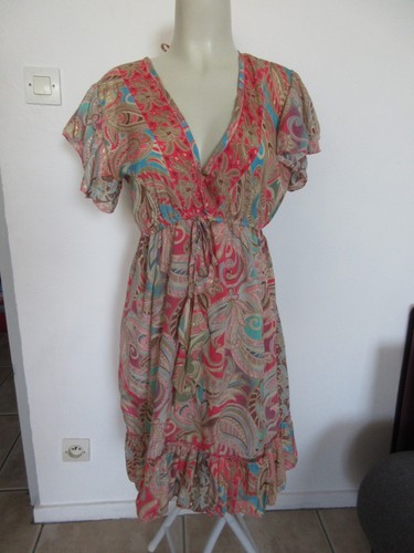 Robe colorée soie bigg - robe,