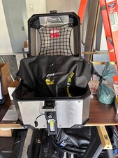 GIVI OUTBACK EVO TOP CASE 42 LTR SILVER ,BACK REST T511 38 LTR WATER PRF  & NET 