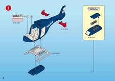 Playmobil Pièce de rechange au choix pour Hélicoptère police 5183, TBE