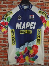 Mapei Quickstep Sportful Maillot Bicyclette Cyclisme Shirt Tg. XL