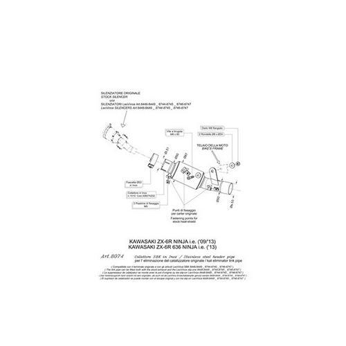 Décatalyseur leovince sbk - décatalyseur,