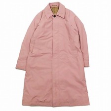 Kapok Knot Pink Padded Long Balmacaan Coat L Women's Blouson Jacket