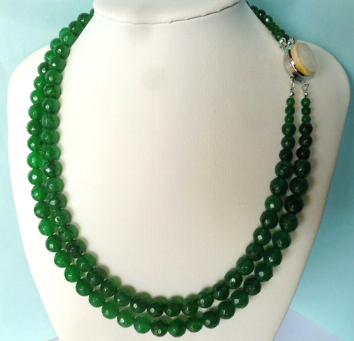 Collier jade emeraude - jade,