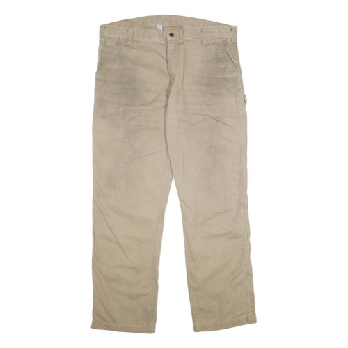 Pantalon travail beige coton - travail,