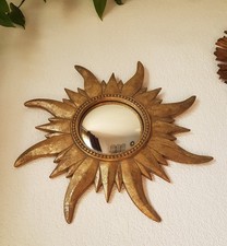 Ancien Miroir soleil mural