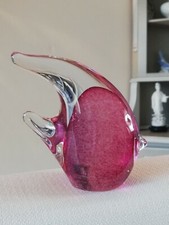 Presse papier sulfure en cristal signé